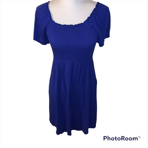 H & M Mama Smocked Dress, sz M - Picture 3 of 9